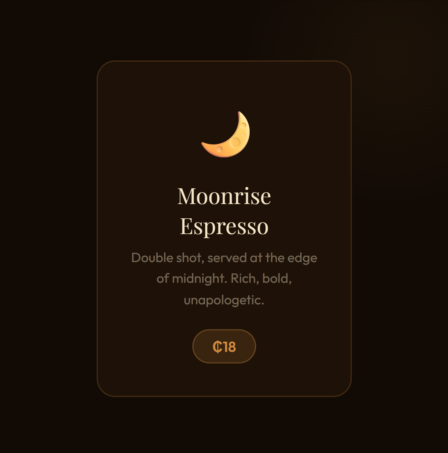 Coffee Moon
